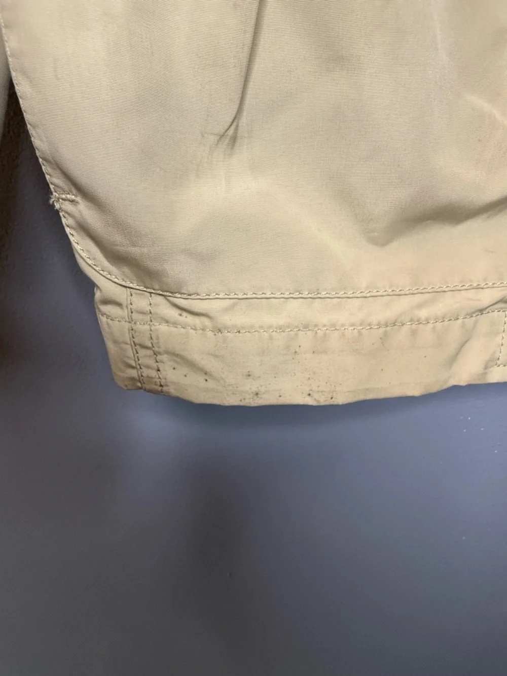 Banana Republic Men's Cream Military Field Jacket - Picture 5 of 6